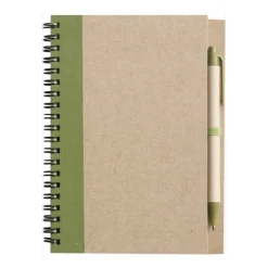 Gift Campaign Block notes personalizzato B6 fogli righe e penna refill blu EcoColors></noscript> Taccuini Con Penna|Taccuini Ecologici