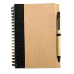 Gift Campaign Block notes personalizzato B6 pagine bianche penna refil blu EcoColors> Gadget Ecologici|Taccuini Con Penna