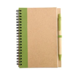 Gift Campaign Block notes personalizzato B6 pagine bianche penna refil blu EcoColors></noscript> Gadget Ecologici|Taccuini Con Penna