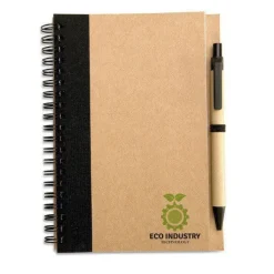 Gift Campaign Block notes personalizzato B6 pagine bianche penna refil blu EcoColors></noscript> Gadget Ecologici|Taccuini Con Penna