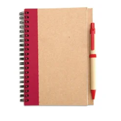 Gift Campaign Block notes personalizzato B6 pagine bianche penna refil blu EcoColors></noscript> Gadget Ecologici|Taccuini Con Penna