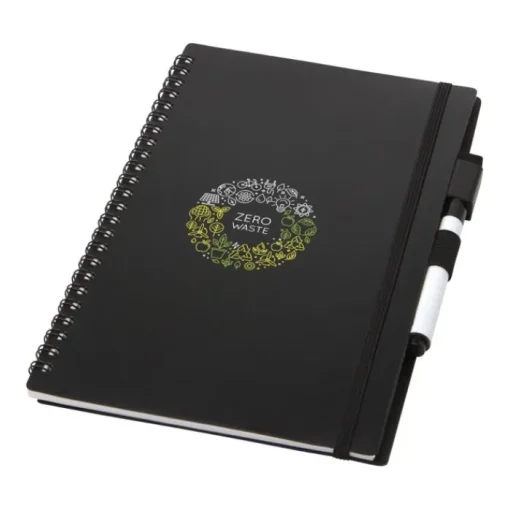 Gift Campaign Block notes personalizzati A5 con elastico pennarello cancellabile> Gadget Ecologici|Taccuini Ecologici