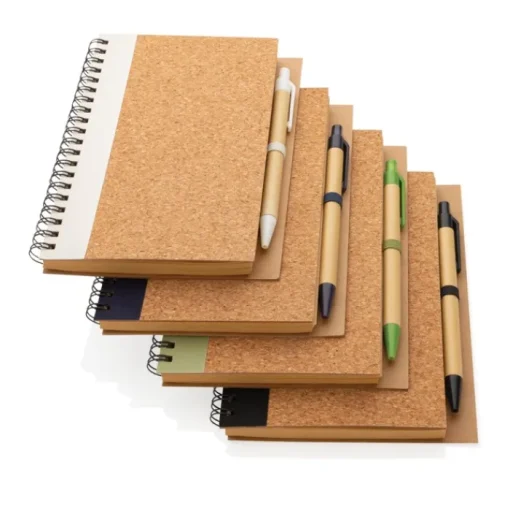 Gift Campaign Block notes personalizzato A5 con penna pagine a righe EcoCork Colors> Taccuini Con Penna|Taccuini Ecologici