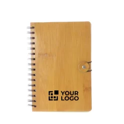 Gift Campaign Block notes promozionali A5 con elastico copertina in bambù Button></noscript> Gadget Ecologici|Taccuini Ecologici