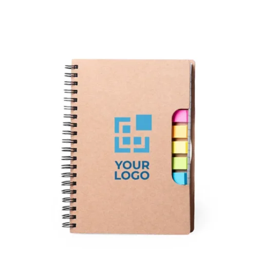 Gift Campaign Block notes ricilato pagine a righe e 125 sticker segnapagina Post It> Block Notes|Taccuini Tascabili E Quadernini A6