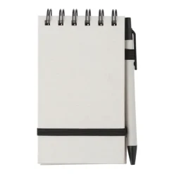 Gift Campaign Block notes tascabile A6 con pagine a righe e penna a inchiostro blu> Block Notes