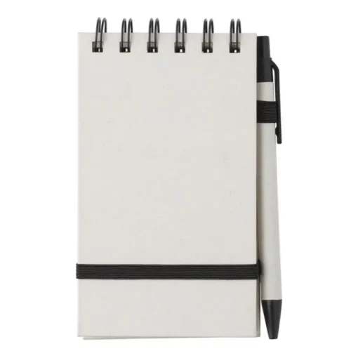 Gift Campaign Block notes tascabile A6 con pagine a righe e penna a inchiostro blu> Block Notes