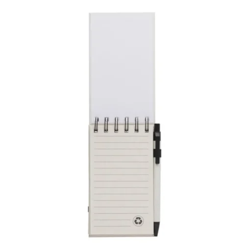 Gift Campaign Block notes tascabile A6 con pagine a righe e penna a inchiostro blu> Block Notes