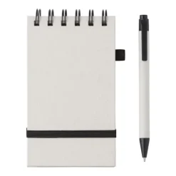 Gift Campaign Block notes tascabile A6 con pagine a righe e penna a inchiostro blu></noscript> Block Notes