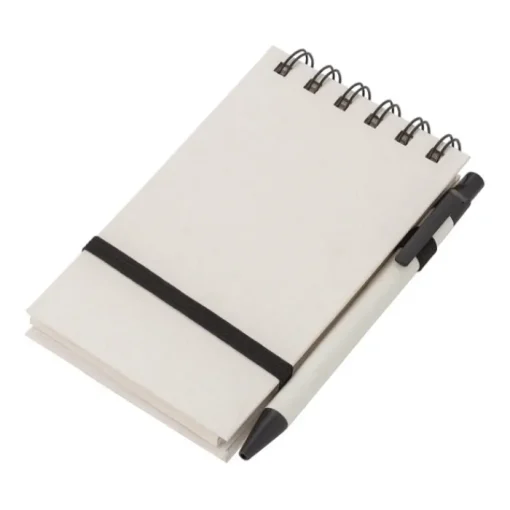 Gift Campaign Block notes tascabile A6 con pagine a righe e penna a inchiostro blu> Block Notes