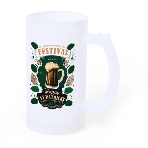 Gift Campaign Boccale per birra in vetro con finitura opaca da 500 ml> Tazze Mug