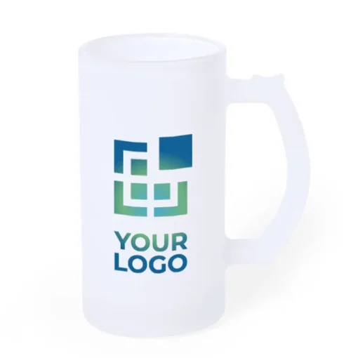 Gift Campaign Boccale per birra in vetro con finitura opaca da 500 ml> Tazze Mug