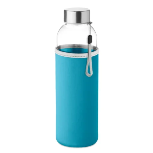 Gift Campaign Borracce con logo con custodia 500ml Downtown> Borracce In Vetro
