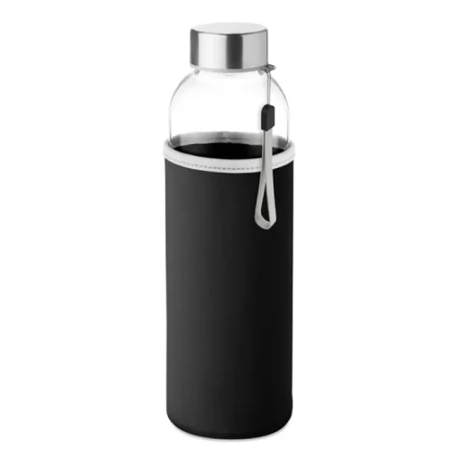 Gift Campaign Borracce con logo con custodia 500ml Downtown> Borracce In Vetro