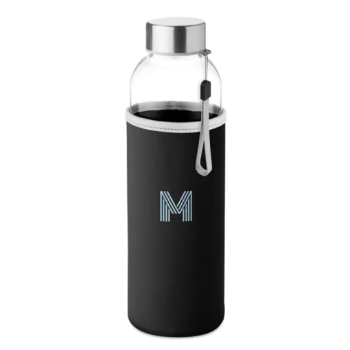 Gift Campaign Borracce con logo con custodia 500ml Downtown> Borracce In Vetro