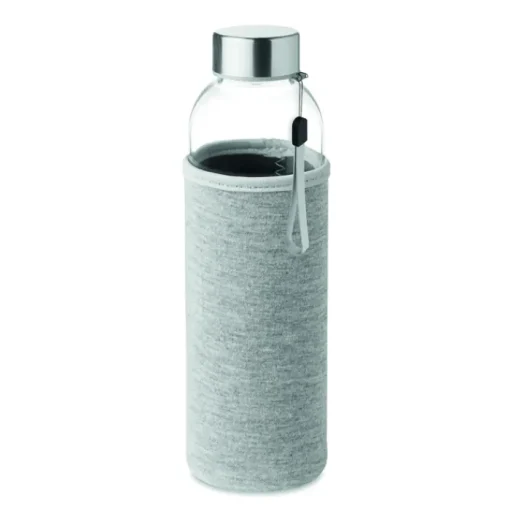 Gift Campaign Borracce con logo con custodia 500ml Downtown> Borracce In Vetro