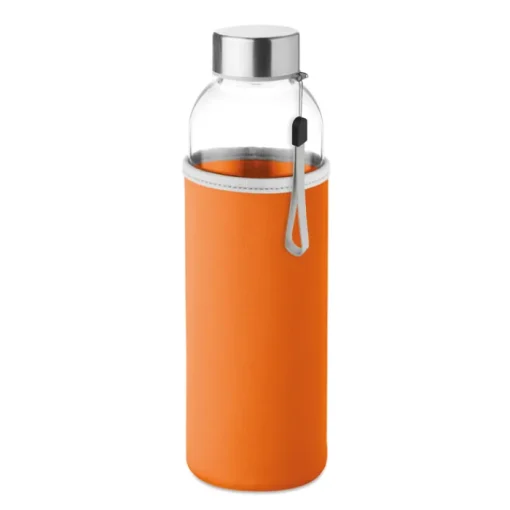 Gift Campaign Borracce con logo con custodia 500ml Downtown> Borracce In Vetro