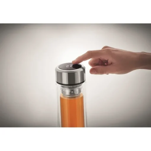 Gift Campaign Borracce da personalizzare vetro borosilicato 390ml Termo Tactile> Borracce Termiche|Borracce In Vetro