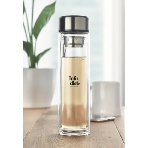 Gift Campaign Borracce da personalizzare vetro borosilicato 390ml Termo Tactile> Borracce Termiche|Borracce In Vetro