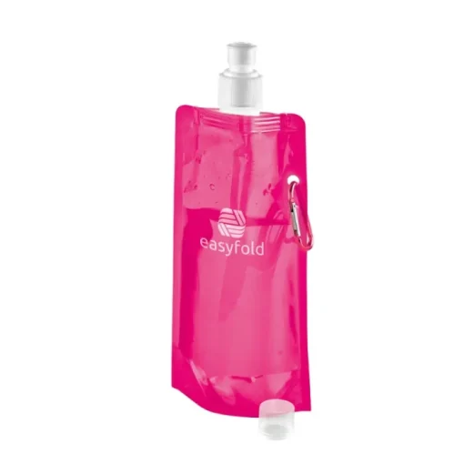 Gift Campaign Borracce di plastica pieghevoli pubblicitarie con gancio 460ml Clip> Borracce In Plastica