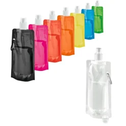 Gift Campaign Borracce di plastica pieghevoli pubblicitarie con gancio 460ml Clip></noscript> Borracce In Plastica