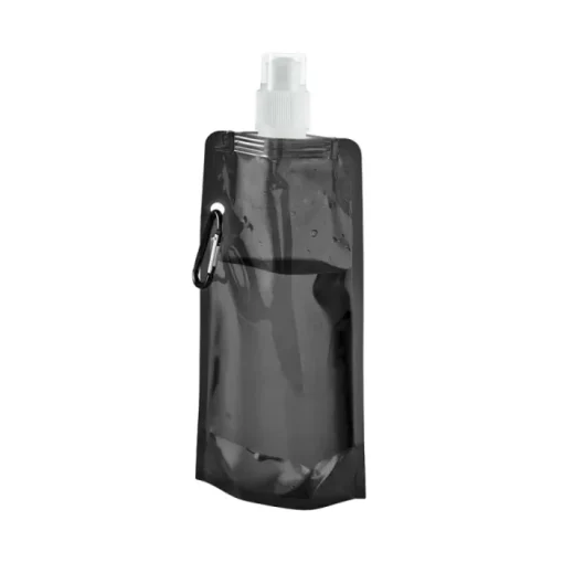 Gift Campaign Borracce di plastica pieghevoli pubblicitarie con gancio 460ml Clip> Borracce In Plastica
