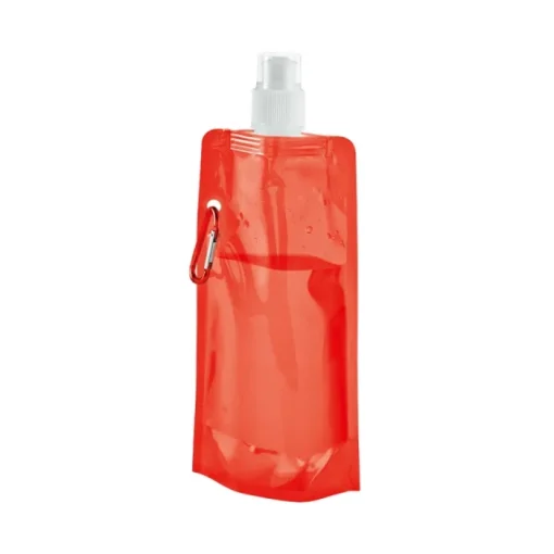 Gift Campaign Borracce di plastica pieghevoli pubblicitarie con gancio 460ml Clip> Borracce In Plastica