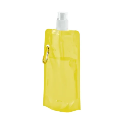 Gift Campaign Borracce di plastica pieghevoli pubblicitarie con gancio 460ml Clip> Borracce In Plastica