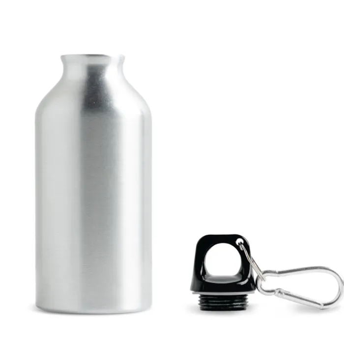 Gift Campaign Borracce ecologiche personalizzate con moschettone da 400ml> Borracce Di Metallo