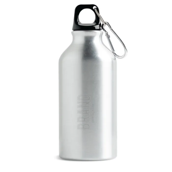 Gift Campaign Borracce ecologiche personalizzate con moschettone da 400ml> Borracce Di Metallo