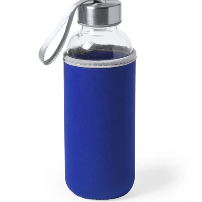 Gift Campaign Borracce gadget con custodia colorata 420ml Crystal Colorful> Borracce In Vetro