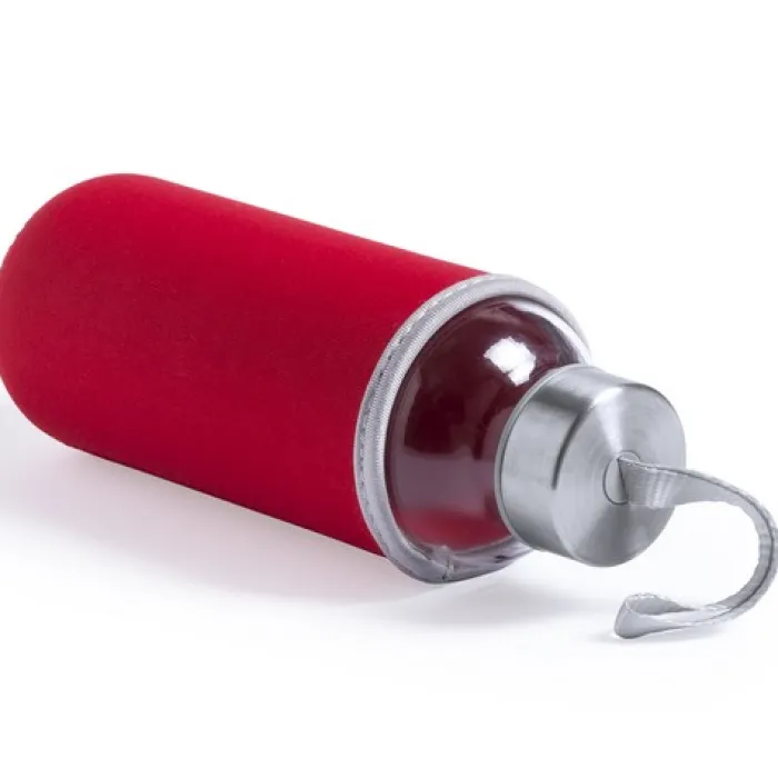 Gift Campaign Borracce gadget con custodia colorata 420ml Crystal Colorful> Borracce In Vetro