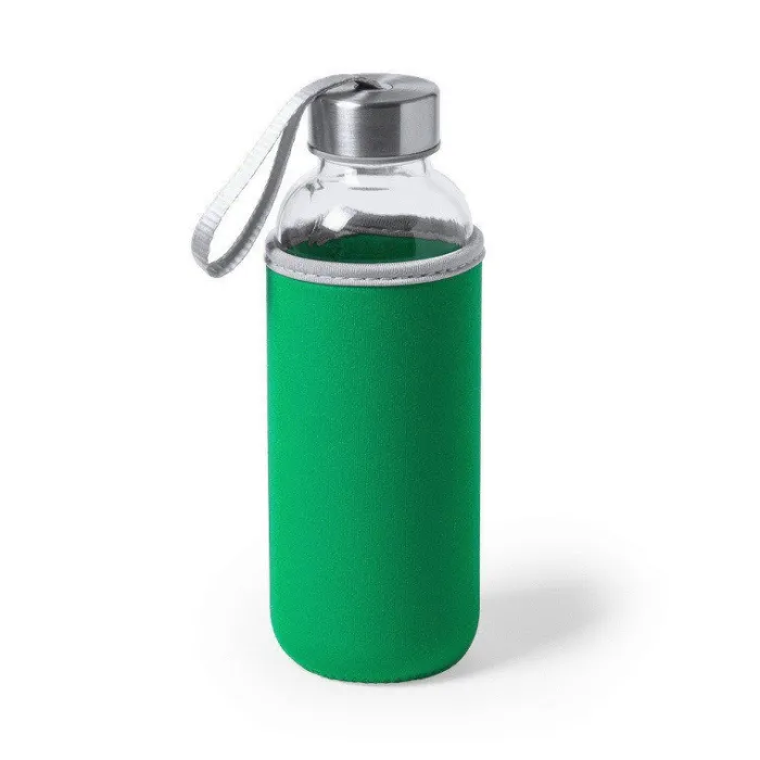 Gift Campaign Borracce gadget con custodia colorata 420ml Crystal Colorful> Borracce In Vetro