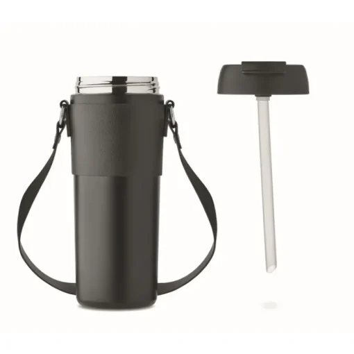 Gift Campaign Borracce in acciaio inossidabile con beccuccio e tracolla da 700 ml> Borracce Termiche