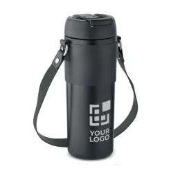 Gift Campaign Borracce in acciaio inossidabile con beccuccio e tracolla da 700 ml></noscript> Borracce Termiche