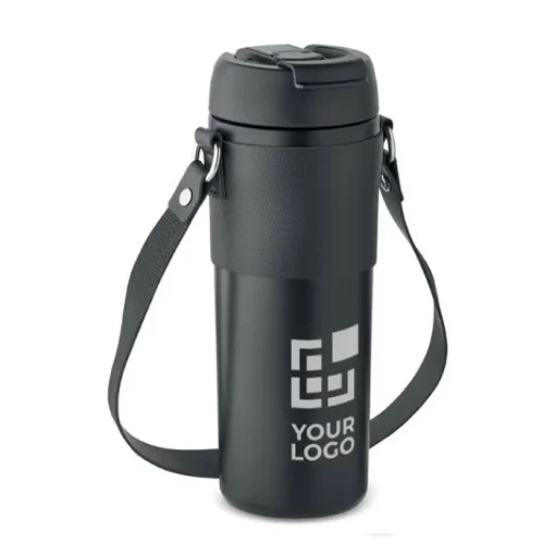 Gift Campaign Borracce in acciaio inossidabile con beccuccio e tracolla da 700 ml> Borracce Termiche