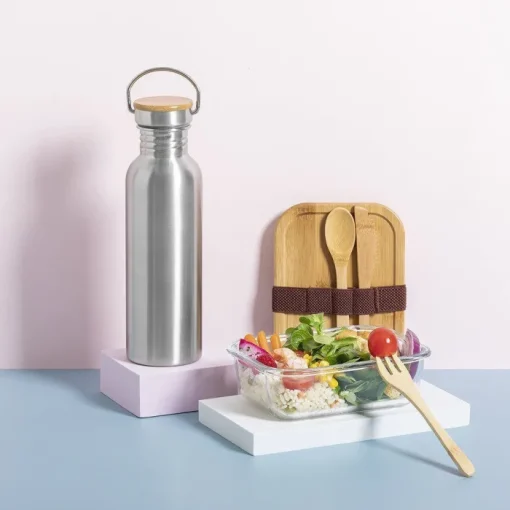 Gift Campaign Borracce in acciaio personalizzate maniglia in metallo 800ml Galaxy> Borracce Di Metallo