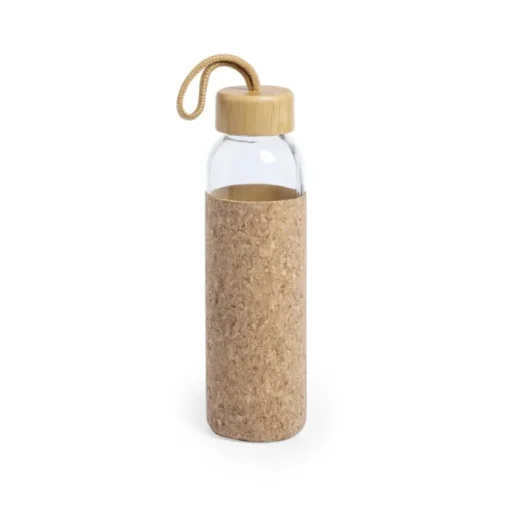 Gift Campaign Borracce in vetro personalizzate custodia in sughero 500ml Crystal Cork> Borracce In Vetro