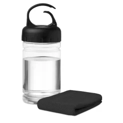Gift Campaign Borracce palestra personalizzate in tritan con asciugamano 300ml FitStyle> Gadget Palestra|Borracce In Plastica