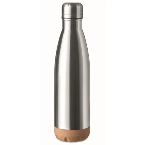 Gift Campaign Borracce promozionali con base in sughero 500ml Inox Cork> Gadget Ecologici|Borracce Di Metallo