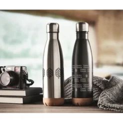 Gift Campaign Borracce promozionali con base in sughero 500ml Inox Cork></noscript> Gadget Ecologici|Borracce Di Metallo