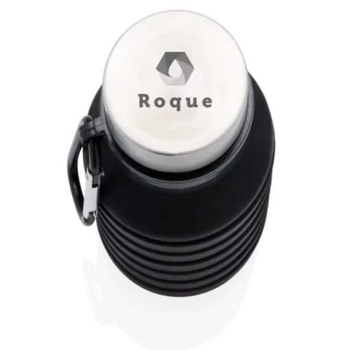 Gift Campaign Borracce promozionali pieghevoli in silicone alimentare 550ml Travel> Borracce In Plastica