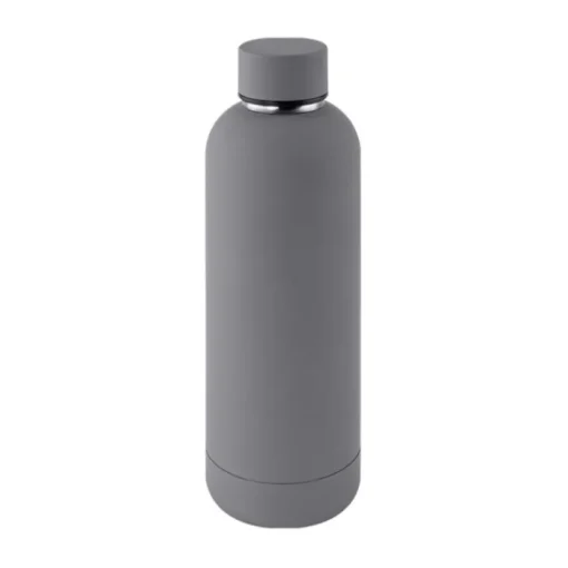 Gift Campaign Borraccia a doppia parete in acciaio inox con finitura in gomma 500ml> Borracce Di Metallo