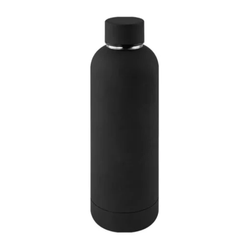 Gift Campaign Borraccia a doppia parete in acciaio inox con finitura in gomma 500ml> Borracce Di Metallo