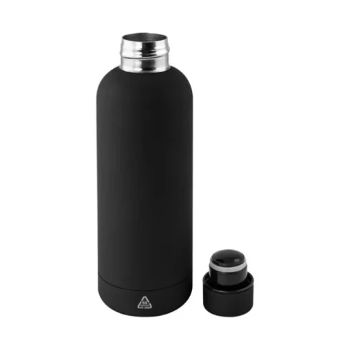 Gift Campaign Borraccia a doppia parete in acciaio inox con finitura in gomma 500ml> Borracce Di Metallo
