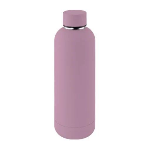 Gift Campaign Borraccia a doppia parete in acciaio inox con finitura in gomma 500ml> Borracce Di Metallo