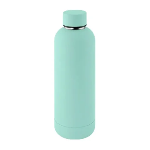 Gift Campaign Borraccia a doppia parete in acciaio inox con finitura in gomma 500ml> Borracce Di Metallo