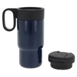 Gift Campaign Borraccia a doppia parete con tappo incernierato nero con manico 400ml></noscript> Bicchieri Termici Personalizzati