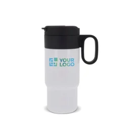 Gift Campaign Borraccia a doppia parete con tappo incernierato nero con manico 400ml></noscript> Bicchieri Termici Personalizzati