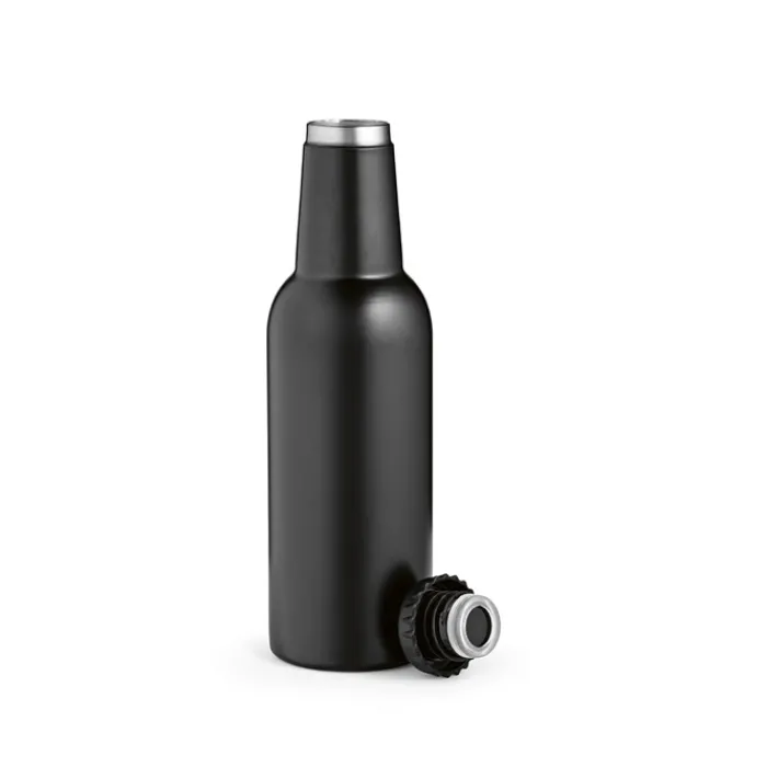 Gift Campaign Borraccia a forma di bottiglia di birra in acciaio inox riciclato 350ml> Borracce Di Metallo